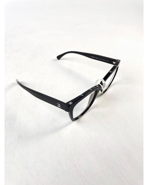 Chanel White Eyewear Square Frame Glasses for men