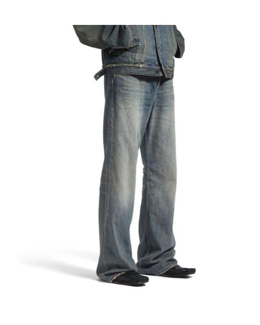 Balenciaga Low Crotch Pants in Gray for Men | Lyst