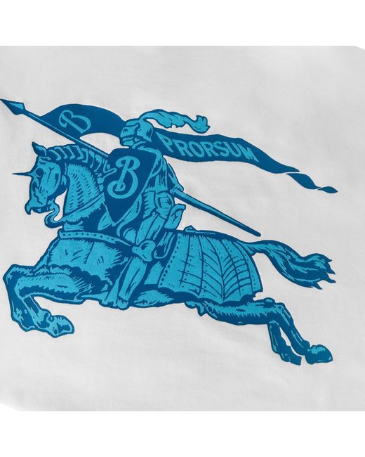 Burberry White Printed T-Shirt for men