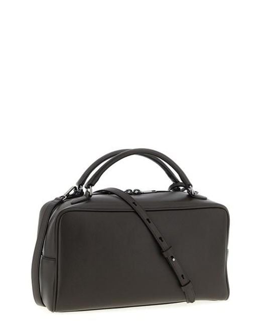 Brunello Cucinelli Black Boston Explorer Zipped Tote Bag