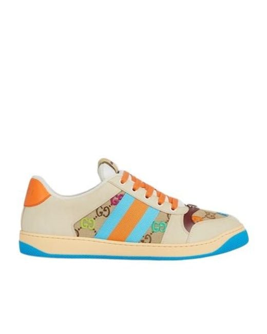 Gucci Blue Screener Sneakers for men