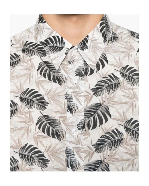 Daniele Alessandrini White Long Sleeve Shirt for men