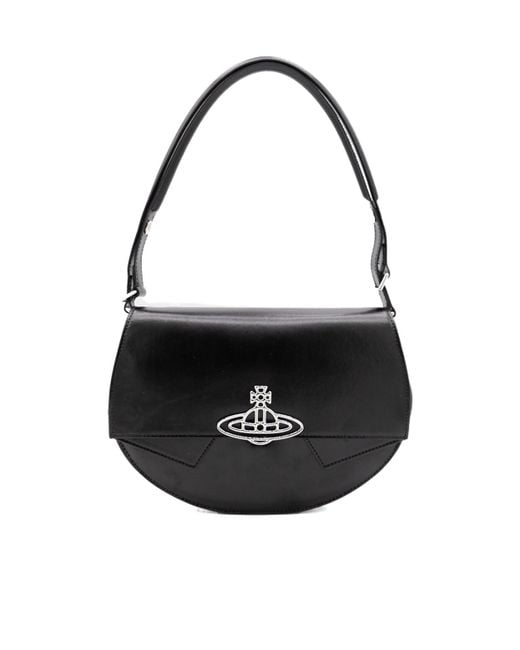 Vivienne Westwood Black Sadie Shoulder Bag