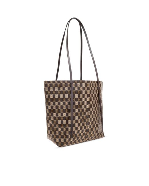 By Malene Birger Brown Abi Monogram Tote Bag