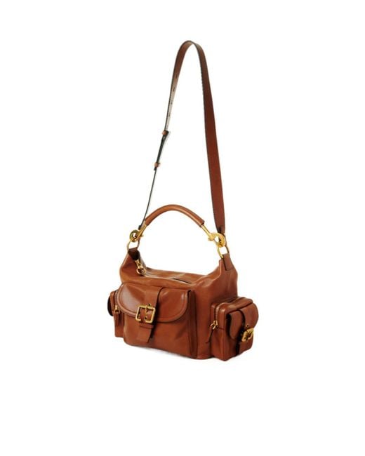Chloé Brown Chloé Camera Zipped Shoulder Bag