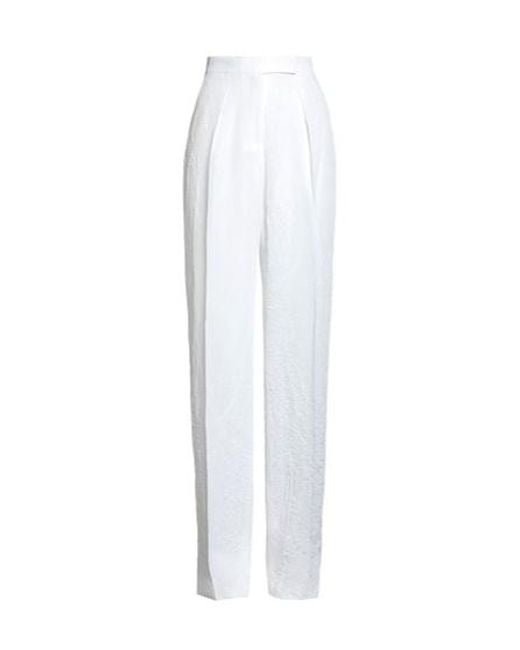 Max Mara White Casual Trousers