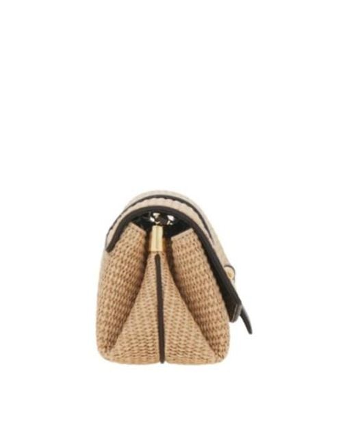 Ferragamo Natural Front Flap Crossbody Bag (S)
