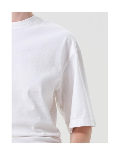 Agolde White Shari Tee