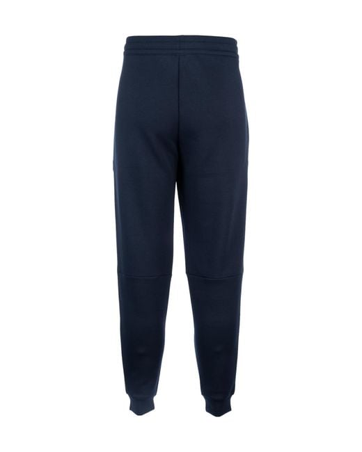 EA7 Blue Logo Patch Tapered Track Pants for men