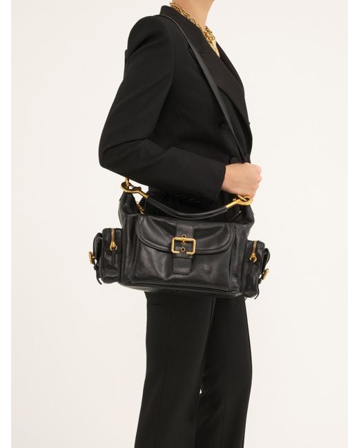 Chloé Black Chloé Camera Zipped Tote Bag