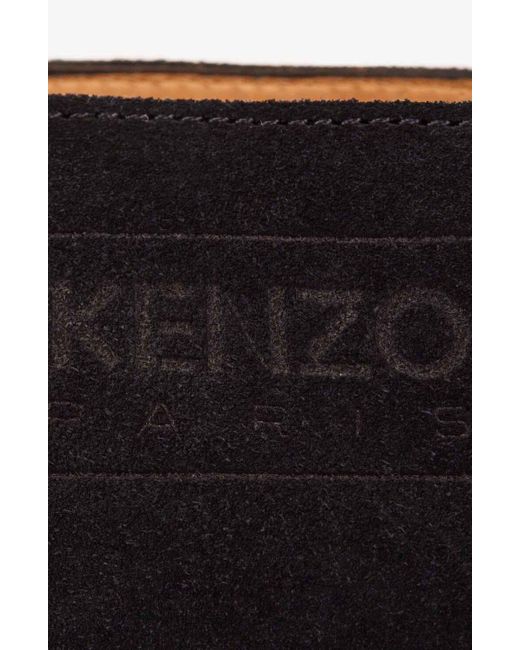 KENZO Black Desert Lace-Up Boots for men