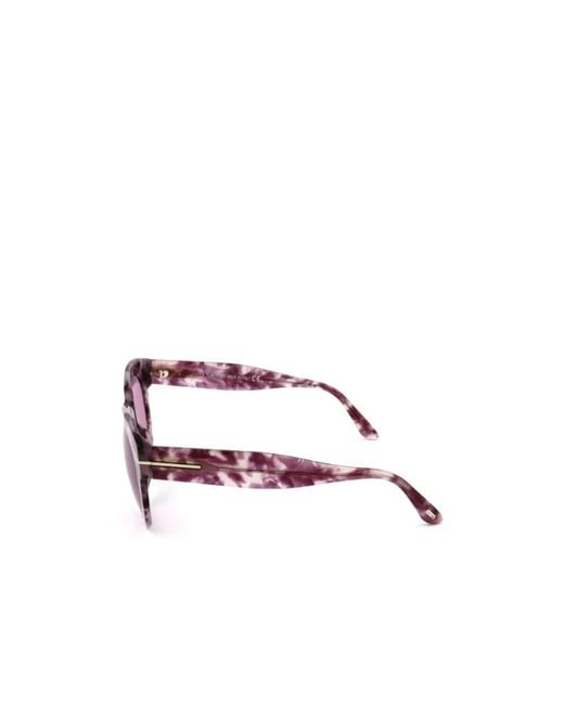 Tom Ford Pink Logo Sunglasses