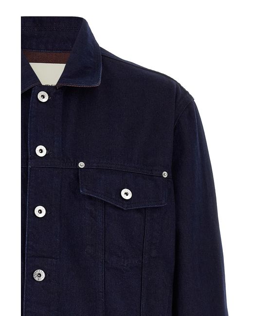 J.W. Anderson Blue Turn Up Cuff Jacket for men