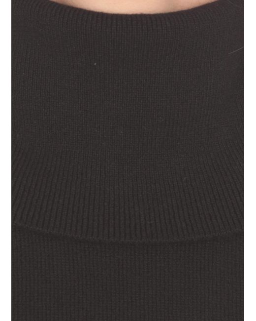 Jil Sander Black Turtleneck Long-Sleeved Jumper
