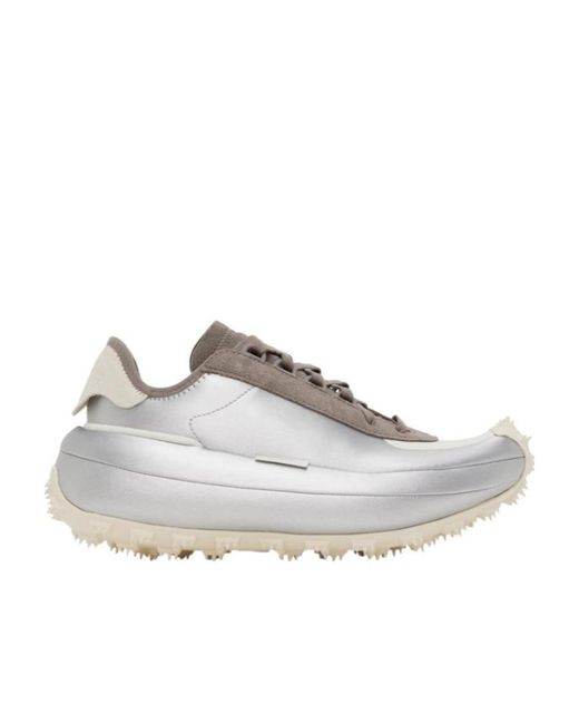 Y-3 Gray Splicing Low-Cut Sneakers for men
