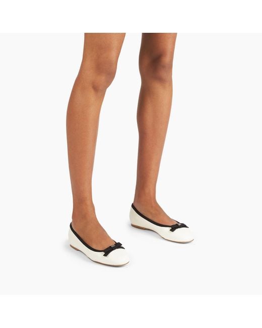 Casadei Natural Leather Ballet Flats