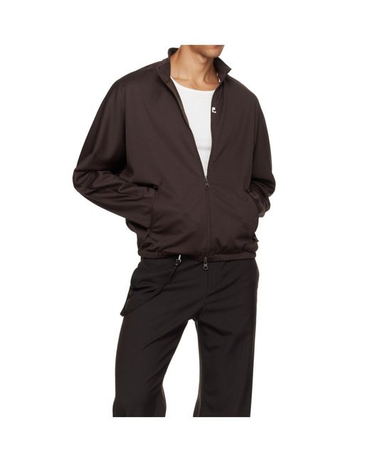 Courreges Brown Courrèges Interlock Tracksuit Jacket for men