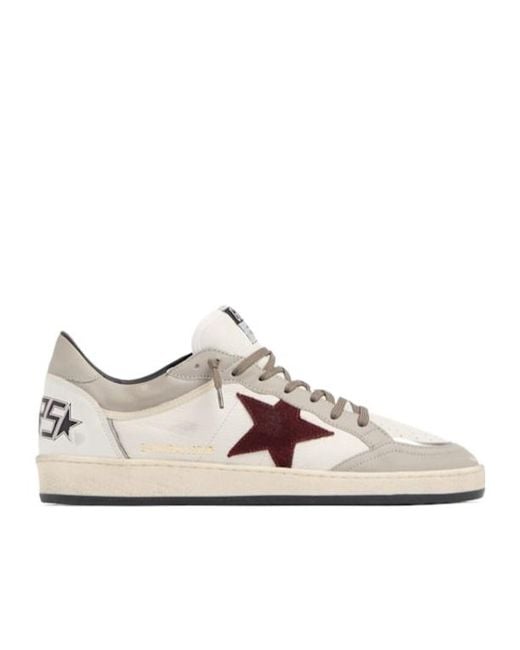 Golden Goose Deluxe Brand Multicolor Ballstar Leather Sneakers for men