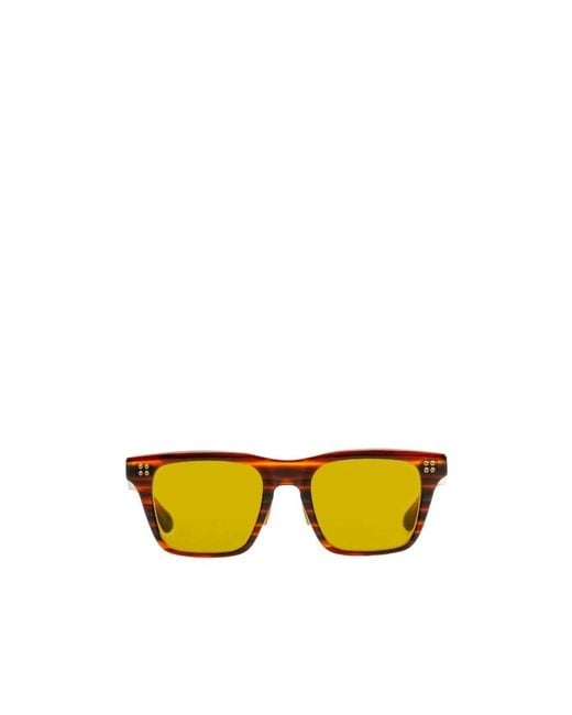 Dita Eyewear Yellow Logo Sunglasses for men