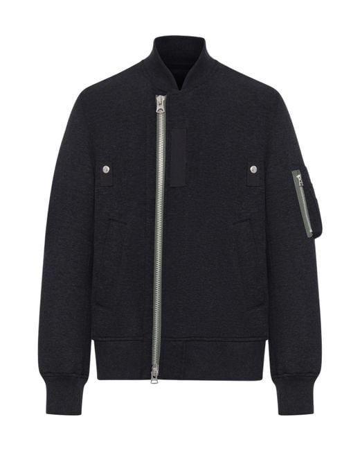 Sacai Blue Zipped Jacket for men