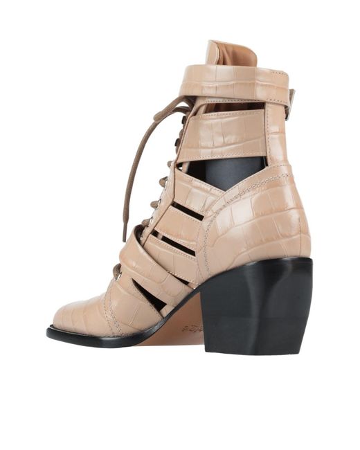 Chloé Natural Minimalist Leather Shoes