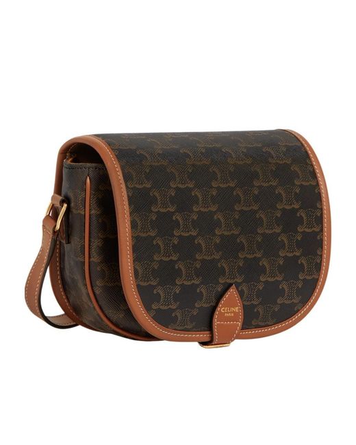 Céline Black Medium Folco Bag