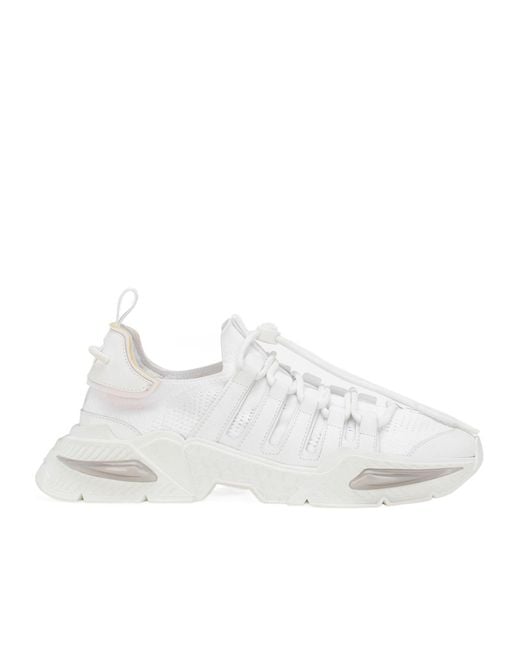 Dolce & Gabbana White Airmaster Low-Top Sneakers for men