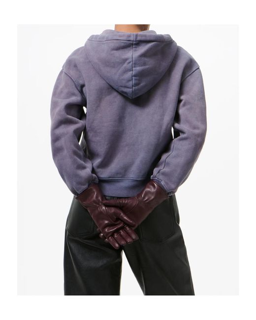 Our Legacy Purple Mischief Zip-Up Hoodie