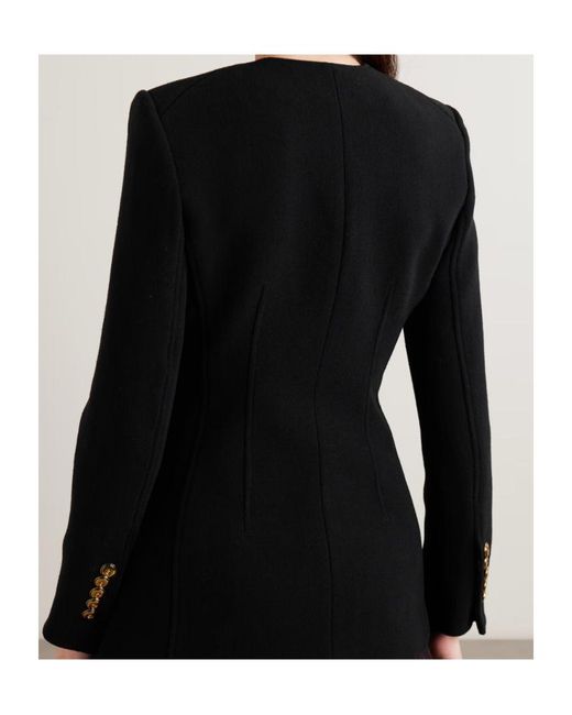Veronica Beard Black Jessup Wool-Blend Jacket
