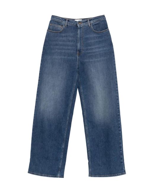 Fabiana Filippi Blue Wide-Leg Jeans