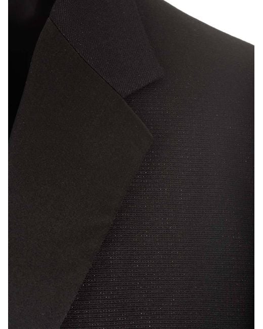 Givenchy Blue V-Neck Slim Fit Jacket for men