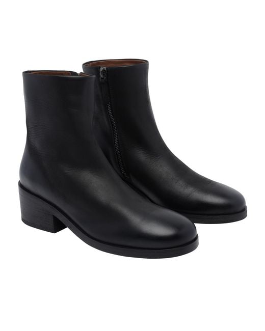 Marsèll Black Chunky Heeled Ankle Boots