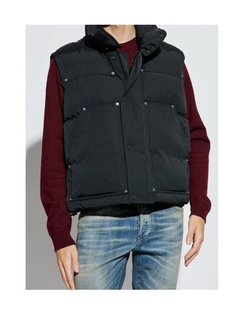 DSquared² Blue Icon New Generation Utility Puffer Vest for men