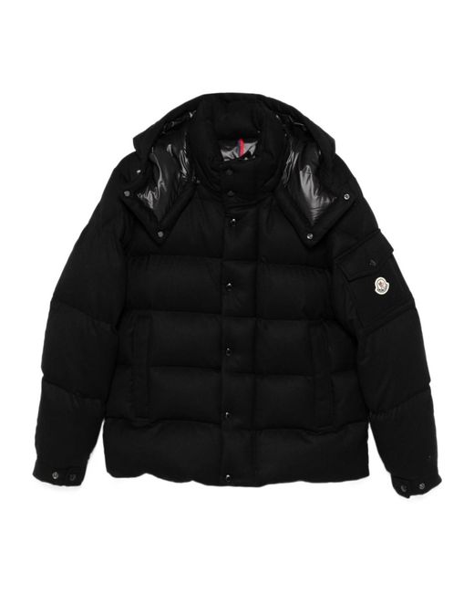 Moncler Black Maya 70 Hooded Jacket for men
