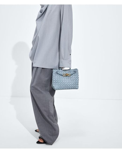 Bottega Veneta Blue Small Andiamo