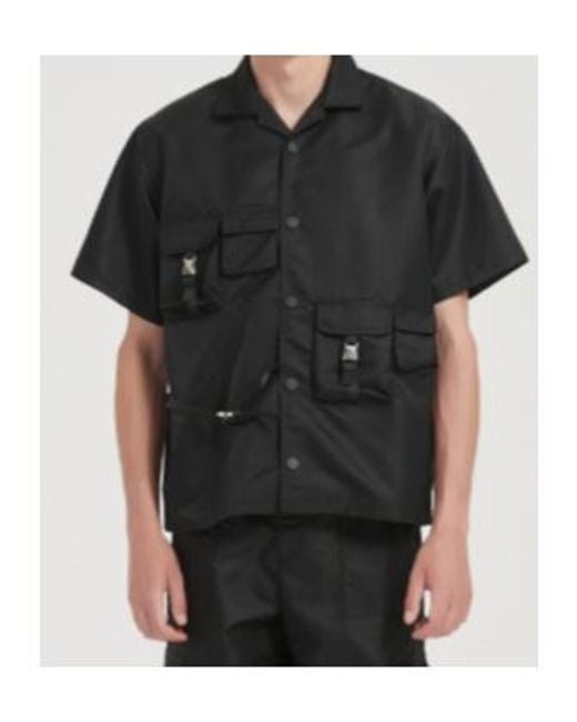 Marissa Chiara Black Short Sleeve Shirt for men