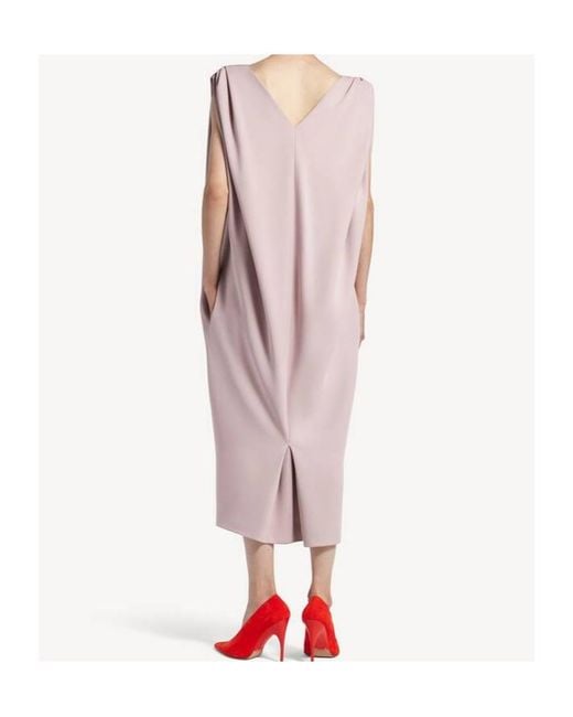 Balenciaga Pink Midi Sack Dress
