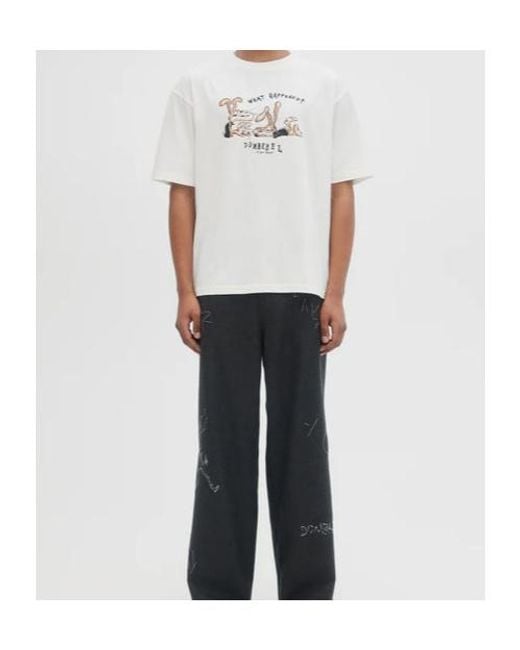 DOMREBEL White Forget T-Shirt for men
