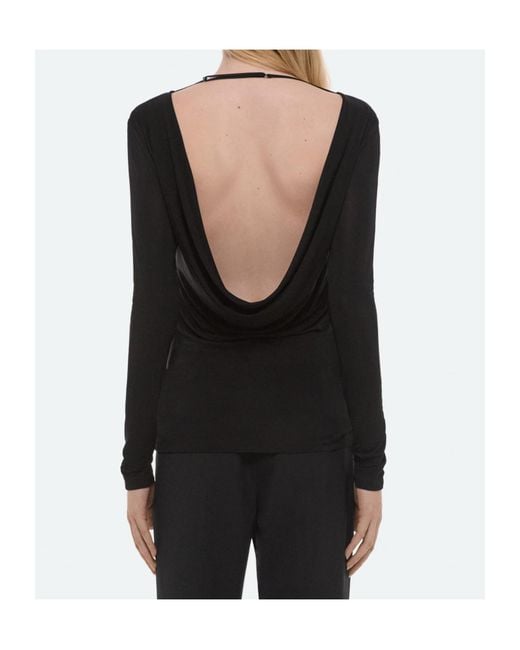 Helmut Lang Black Long-Sleeved T-Shirt