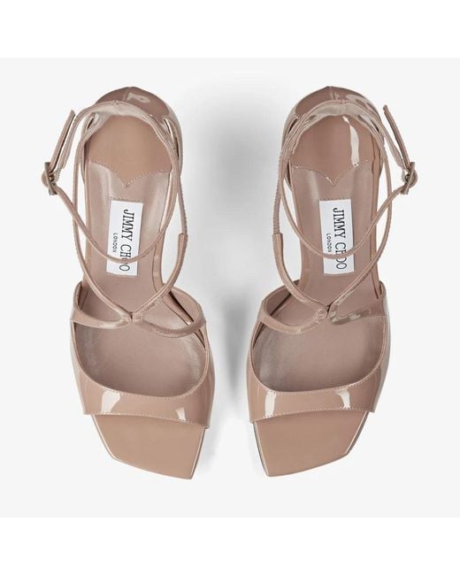 Jimmy Choo Metallic Azia High-Heeled Sandals