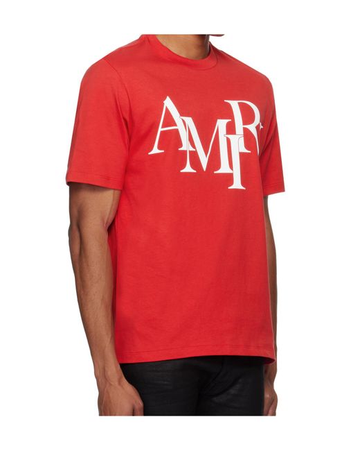 【AMIRI】 Staggered ロゴ Tシャツ 25621277_56421359_600.jpg
