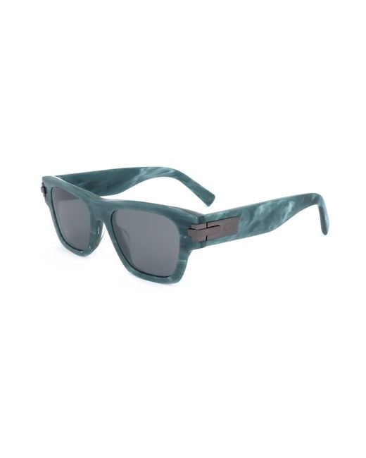 Dior Blue Rectangular Sunglasses for men