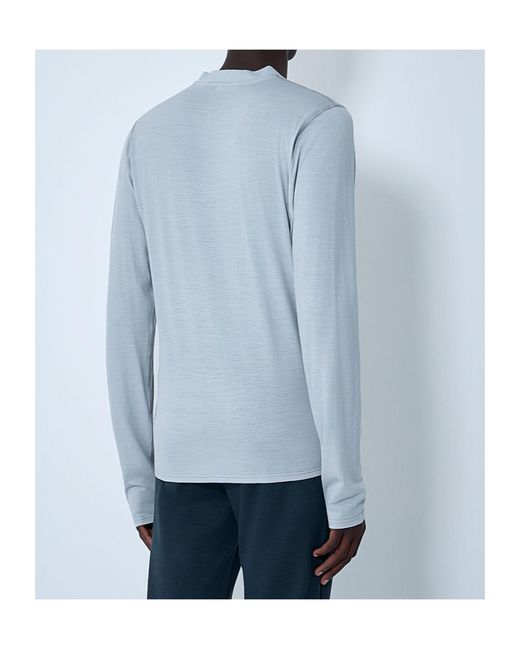 Rier Blue Polar Roundneck Jersey T-Shirt for men