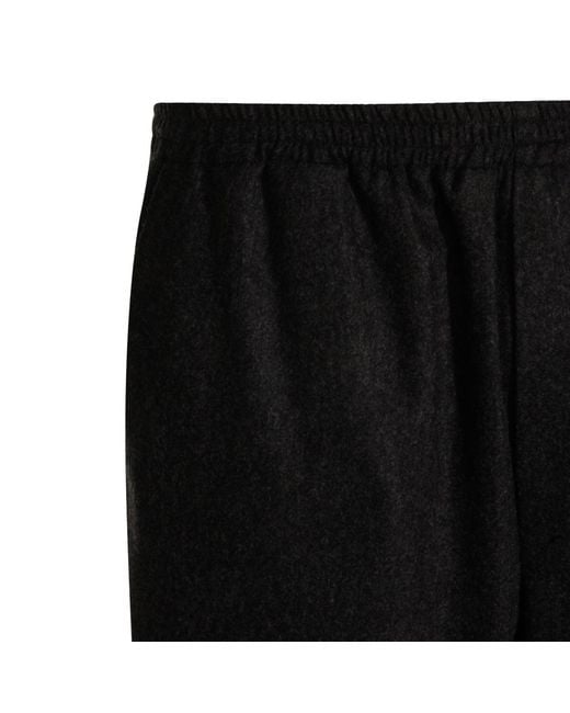 Jil Sander Black Mid Rise Trousers for men