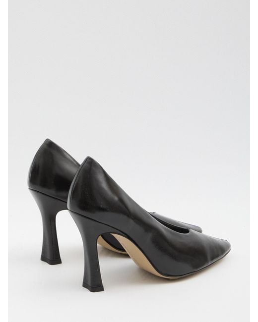 Bottega Veneta Black Sofia Pointed-Toe Slip-On Pumps