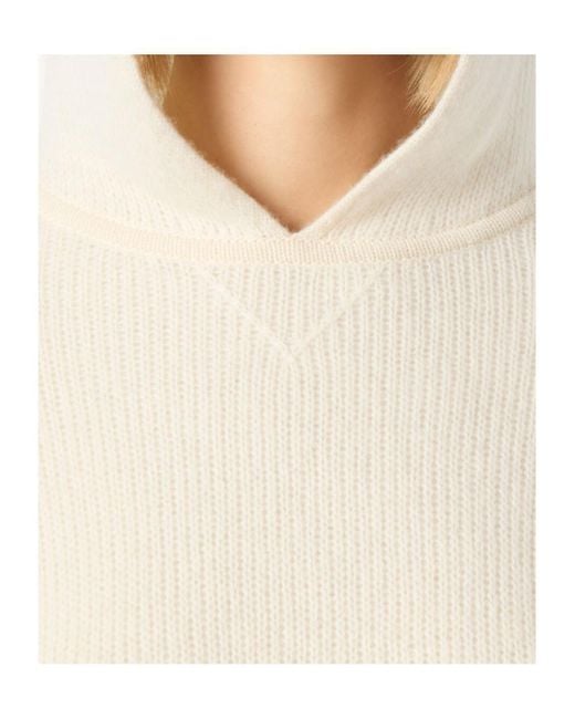 Loro Piana White Mersey Hoodie