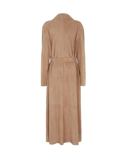 Fendi Natural Leather Coat