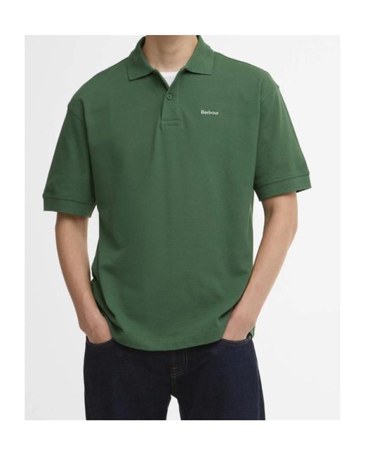 Barbour Green Hexham Polo Shirt for men
