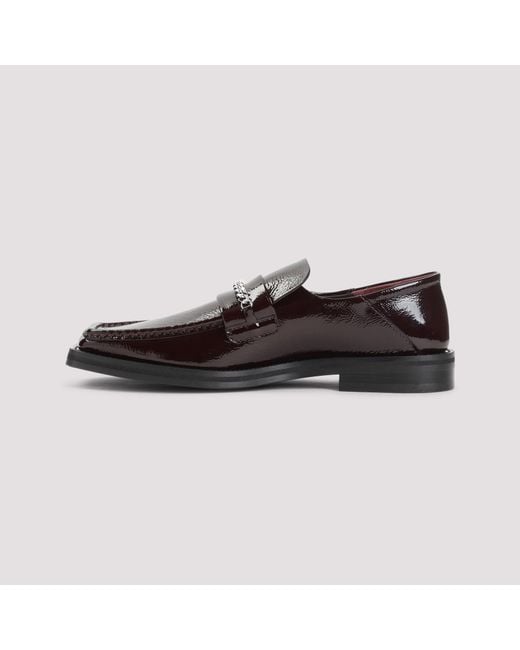 Martine Rose Brown Chain Fold-Back Loafers for men