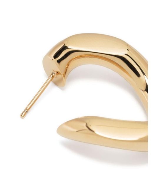 Isabel Marant Metallic Logo-Engraved Earrings
